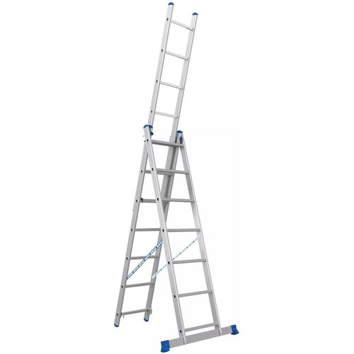 купить Лестница Nex Home Scară Metkas din aluminiu cu trei secțiuni 3x7 (3,93m) в Кишинёве 