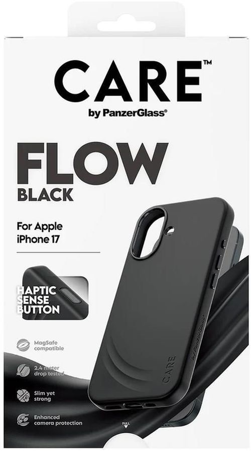cumpără Husă pentru smartphone PanzerGlass FLOW Case Black w. MagSafe iPhone 17 (PG_CR24695) în Chișinău 