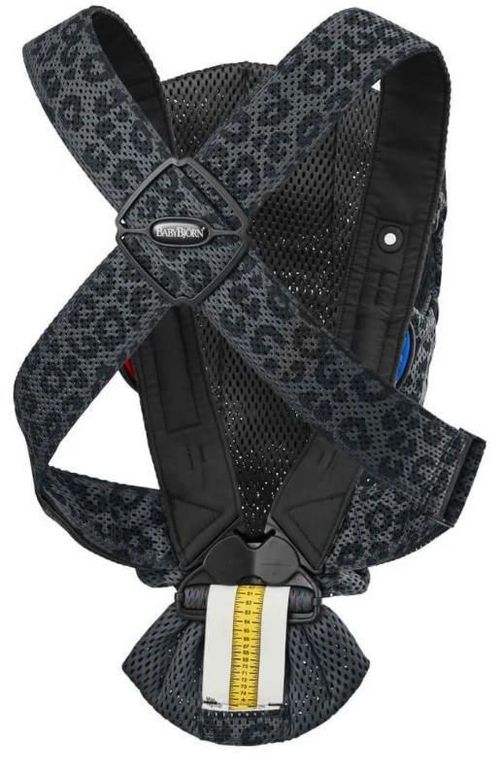 cumpără Marsupiu pentru copii BabyBjorn 021078E1 Mini Anthracite/Leopard, 3D Mesh în Chișinău 