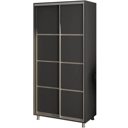 cumpără Dulap my-STYLE C10H0T01AM02-U11, 100x200, антрацит în Chișinău 