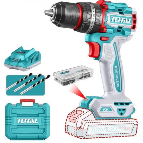 купить Шуруповёрт Total tools TDLI20668 cu acumulator 20.0V, 66Nm в Кишинёве 