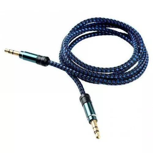 cumpără Cablu pentru AV Tellur TLL311041 Audio jack 3.5mm- blue în Chișinău 