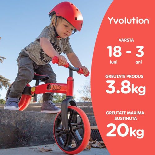 cumpără Bicicletă Yvolution Y Velo Junior Red bicicleta echilibru (YV-YT16G2) în Chișinău 
