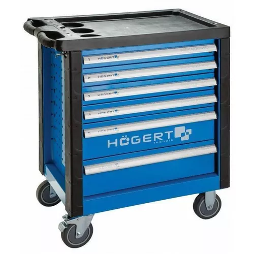 купить Система хранения инструментов Hoegert HT7G052 Тележка инструментальная (171 предмет) в Кишинёве 