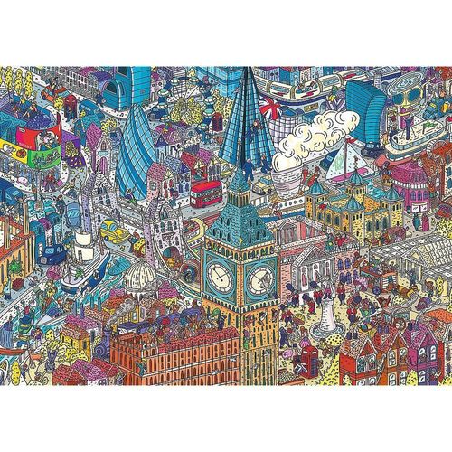 cumpără Puzzle Trefl 10750 Puzzle 1000. UFT Eye Spy: Londra, Marea Britanie în Chișinău 