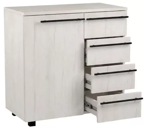 купить Комод Mashtab 12436 Vigo (800x430x800) Stejar Alb в Кишинёве 