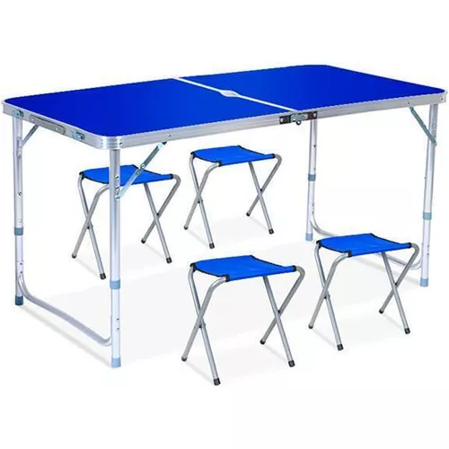 cumpără Mobilier pentru camping miscellaneous NC-18-TB002 Набор для пикника алюм. (стол+4 стула) în Chișinău 
