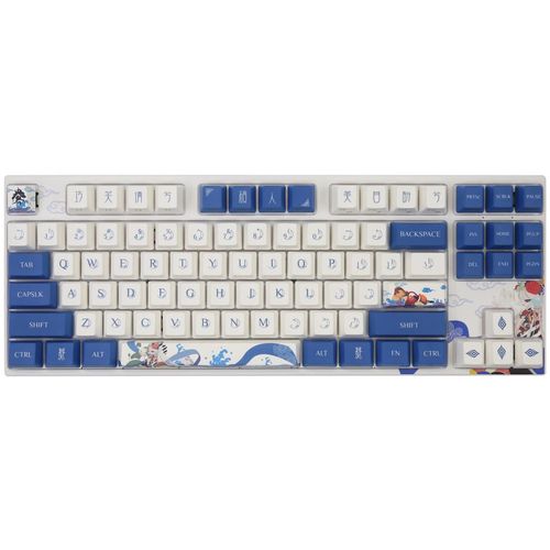 купить Игровая клавиатура Varmilo VEA87 Lovebirds-I Cherry Mx Silent Red Multicolor (Eng/Rus) в Кишинёве 