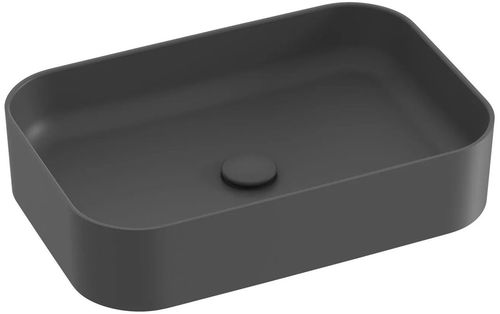 купить Раковина Ravak Ceramic Slim 550 R 55x37x12cm Anthracite XJX03155003 в Кишинёве 