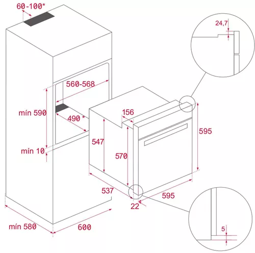 cumpără Cuptor electric încorporabil Teka HCB 6435 în Chișinău 