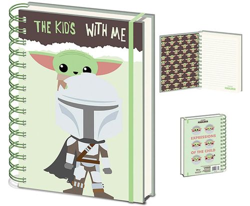 cumpără Carnet Pyramid International Sr73882 Star Wars (The Mandalorian) A5 Wiro Notebook în Chișinău 