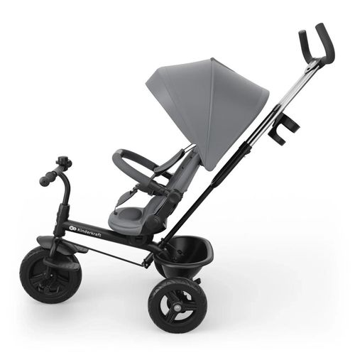 купить Велосипед-коляска KinderKraft Aston 2 Plus Grey (KRASTO02GRYPL00) в Кишинёве 