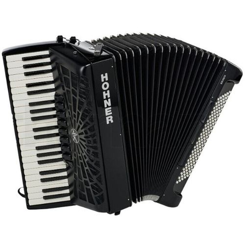 cumpără Pian digital Hohner Bravo III 120 silent key BK Acordeon 120 BASS NEGRU (16822) în Chișinău 