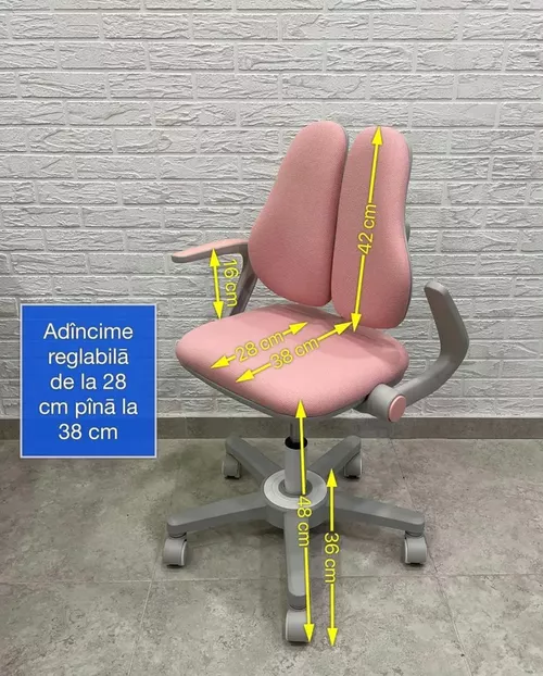 купить Офисное кресло ART Ergo-Kid-001, pink в Кишинёве 