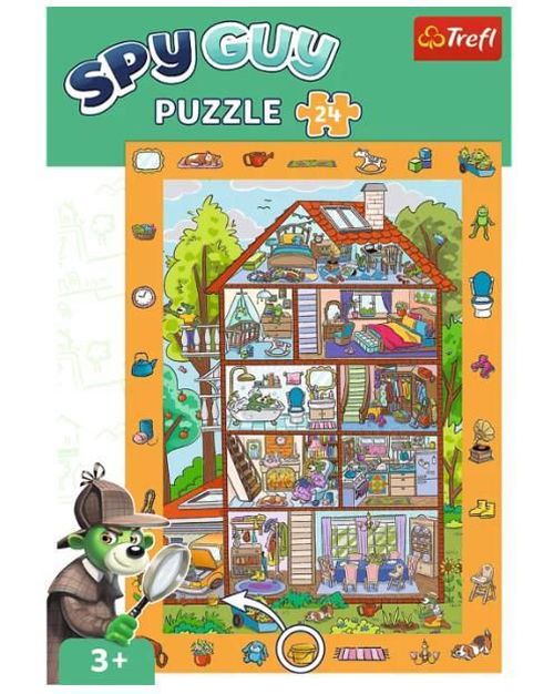 cumpără Puzzle Trefl 15593 Spy Guy. In casa, 24el în Chișinău 