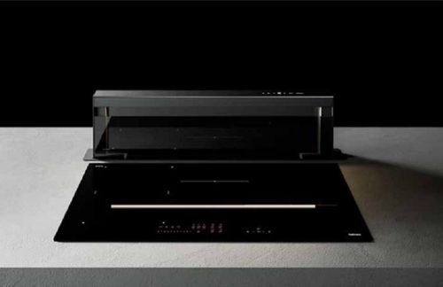 cumpără Plită încorporabilă electrică Falmec INDUCTION 90x51 5 ZONE (with hood control) Black Glass RAL 9005 PACK în Chișinău 