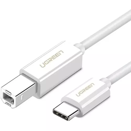 купить Кабель для IT Ugreen 40560, Type-C 2.0 to USB Type-B 2.0, 1M, White, US241 в Кишинёве 