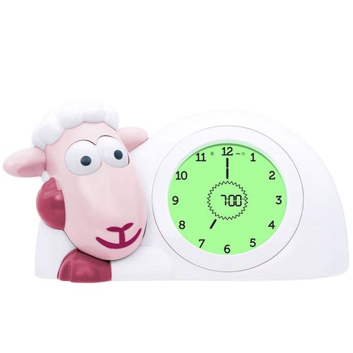 купить Часы-будильник Zazu SAM sleeptrainer pink в Кишинёве 
