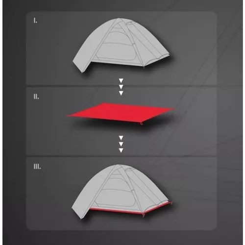 купить Палатка Hannah Cort accesoriu GROUNDSHEET 3 Graphite в Кишинёве 