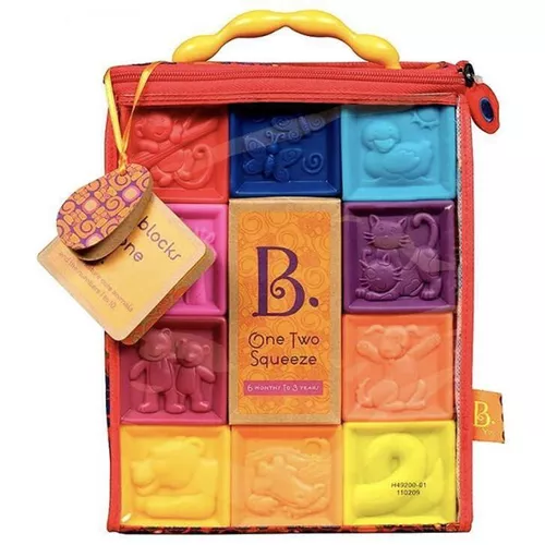 купить Конструктор Battat BX1002Z Cuburi Soft Blocks, cod 60350 в Кишинёве 