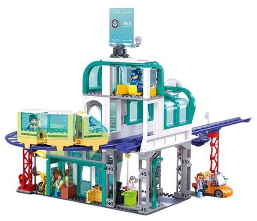 купить Конструктор Sluban B1263 Stația Centrală de Trenuri Metropolis, 605 elem. в Кишинёве 