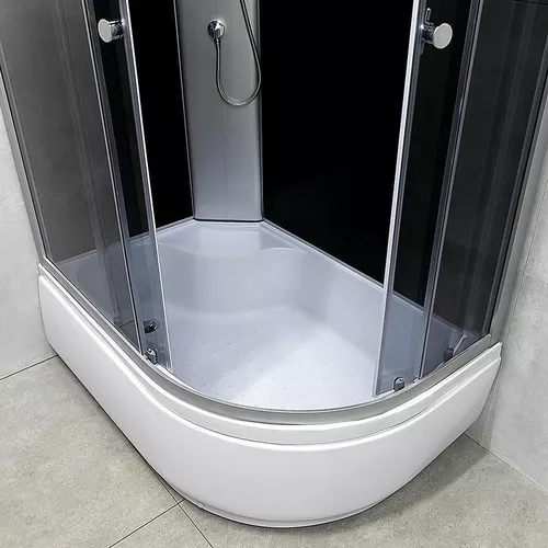 cumpără Cabină de duș Linia H2O Delia 1200x800x2150 /400 4 мм левосторонняя прямоугольная-асимметричная în Chișinău 