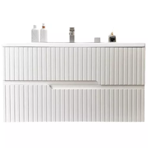 cumpără Dulap pentru lavoar Bayro Santos Allegro 1000 suspendat, alb mat în Chișinău 