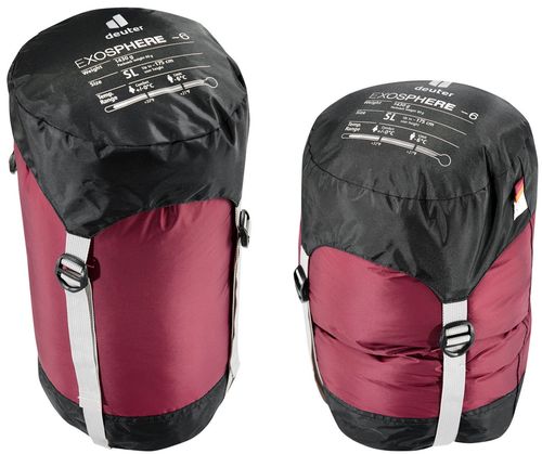 купить Спальный мешок Deuter Exosphere -6° SL right maron-mango в Кишинёве 