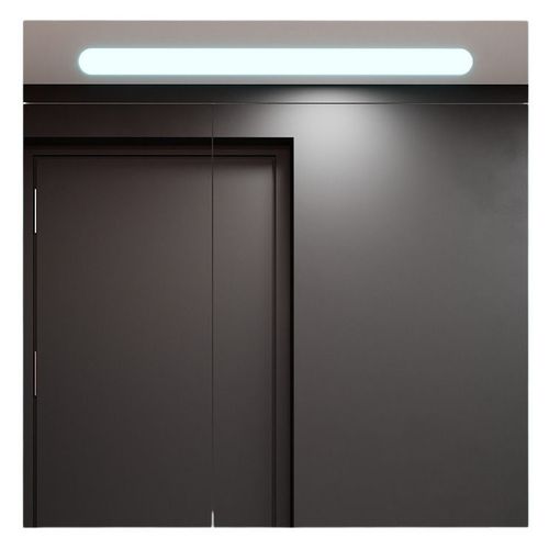 купить Зеркало для ванной Bayro Portis LED 800x800 белый в Кишинёве 