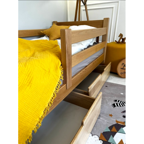Кровать Goydalka Taddy с ящиком (орех 190х80 см) 