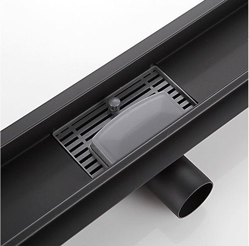 купить Душевой трап Gappo G 88007- 36 Inox 70x800 Negru в Кишинёве 