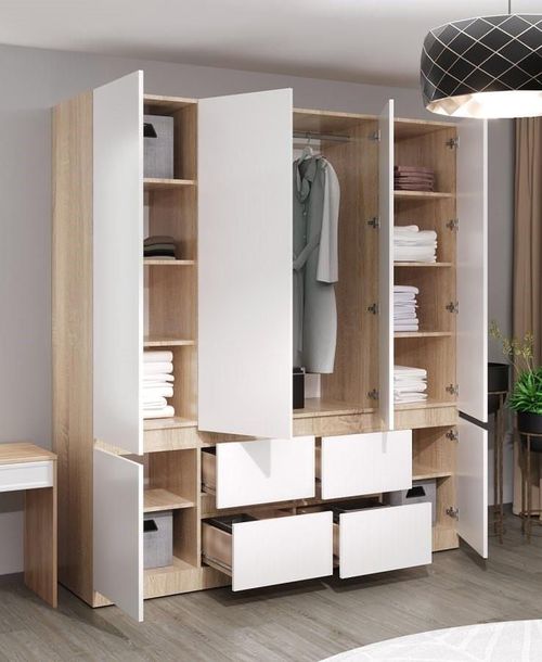 cumpără Dulap Bayro Harmony 2000x2200x550 cu sertare sonoma în Chișinău 