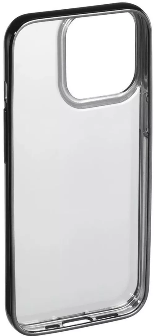 cumpără Husă pentru smartphone Hama 177894 Clear&Chrome Cover for IPH 13 Pro, black în Chișinău 
