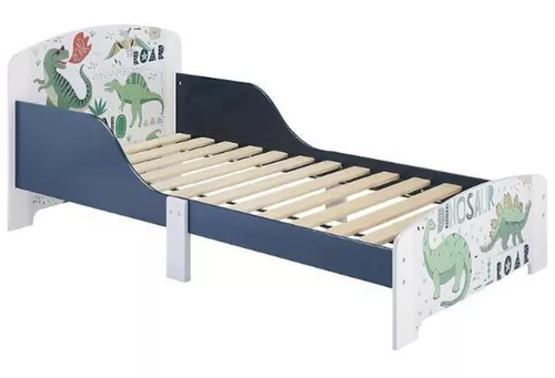 купить Кровать детская U-Grow UMPJ05-DN Pat Junior cu protecții laterale Dinozauri в Кишинёве 