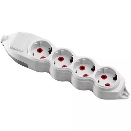 купить Розетка электрическая Mono Electric Групповая розетка 4п л/п белая Orion в Кишинёве 