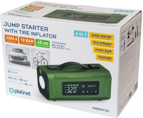 cumpără Compresor auto portabil Platinet PMPBTP152 15200 mAh 2000A în Chișinău 
