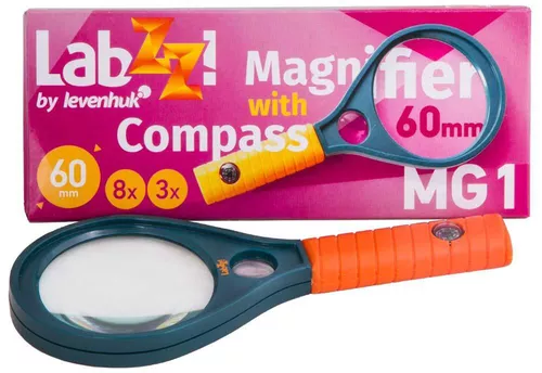 купить Аксессуар для дома Levenhuk LabZZ MG1 Lupa cu busola 60 mm 3x/8x в Кишинёве 