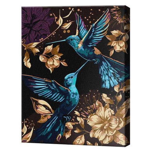 купить Картина по номерам Ideyka KHO6592 40x50cm Eco, Dansul in aer. Vopsele metalic extra в Кишинёве 