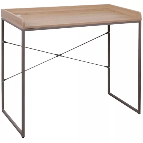 купить Офисный стол Deco Ergon (90x45x81H) Oak/Grey в Кишинёве 