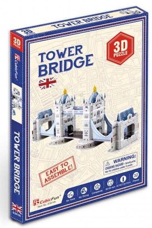 cumpără Set de construcție Cubik Fun S3010h 3D puzzle Podul Turnului, 32 elemente în Chișinău 