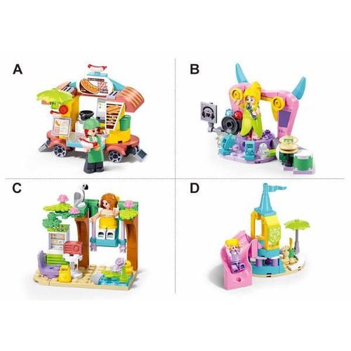 купить Конструктор Sluban B1329 Set de constructie Mini seturi de joaca 4 modele de la 51 pina la 100elem. в Кишинёве 