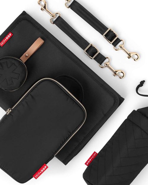 купить Сумка для мам Skip Hop 200675 6 in 1 Black Suite в Кишинёве 