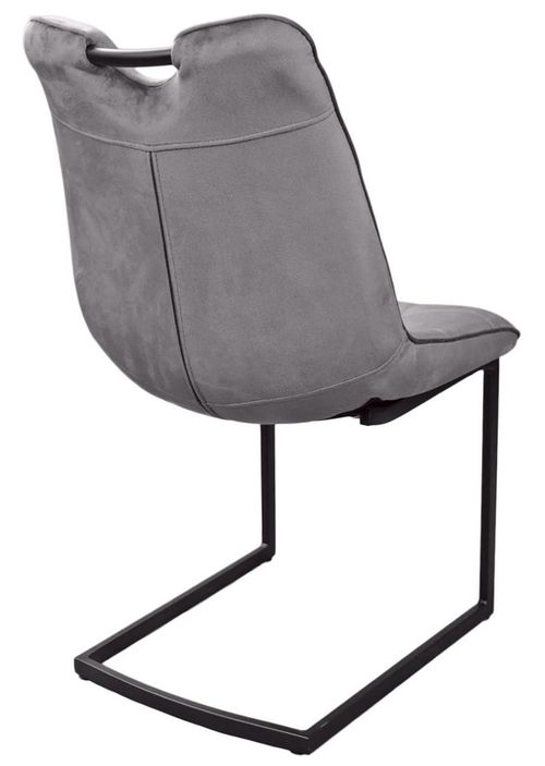 купить Стул Deco Confort Catifea Grey+Black Leg в Кишинёве 