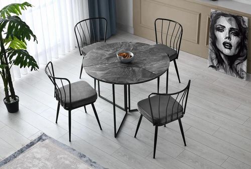 купить Стол Trendy Yaprak-1202, 100x72x100cm в Кишинёве 