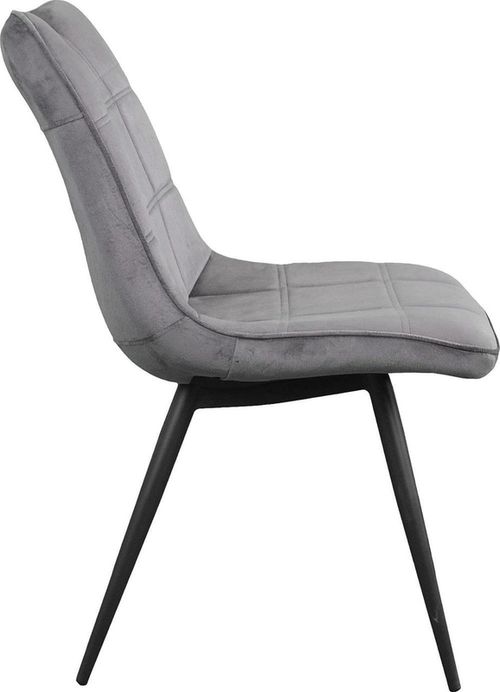 cumpără Scaun Deco Airis Catifea Grey + Black Legs HLR21 în Chișinău 