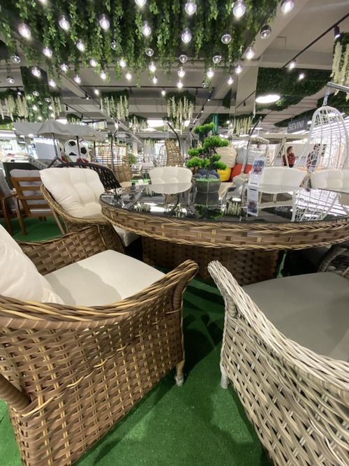 cumpără Set mobilier de grădină SunYard Set Nova 1005 cafeniu (perne - albe) în Chișinău 