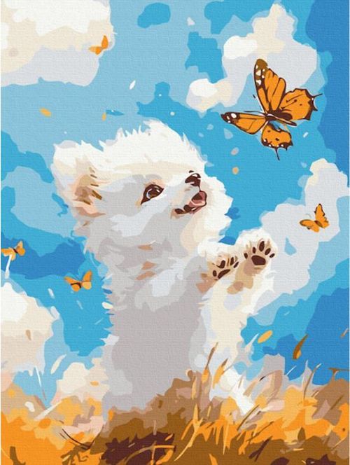 купить Картина по номерам BrushMe KBS0186FC 30x40 сm (fără cutie) Joc în Kvatch в Кишинёве 