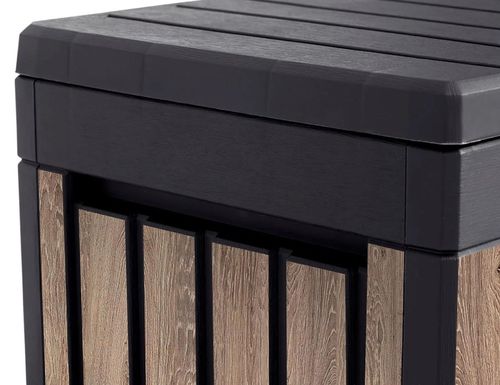 купить Короб для хранения Keter 57689 Kentwood 190L, 82.3x45x57.7cm, frasin в Кишинёве 