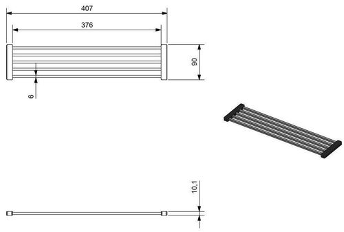 cumpără Accesoriu pentru chiuvete de bucătărie Reginox R37379 Portable drainer rack Stainless Steel în Chișinău 