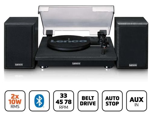 купить Проигрыватель виниловый Lenco LS-100 BK в Кишинёве 